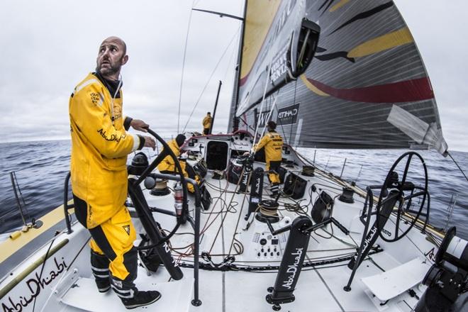 Big decisions face Azzam's skipper Ian Walker during the final stages of Volvo Ocean Race Leg 7 - Volvo Ocean Race 2015 © Matt Knighton/Abu Dhabi Ocean Racing